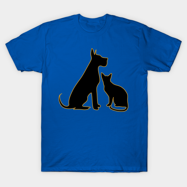 Cat and Dog Cat And Dog TShirt TeePublic